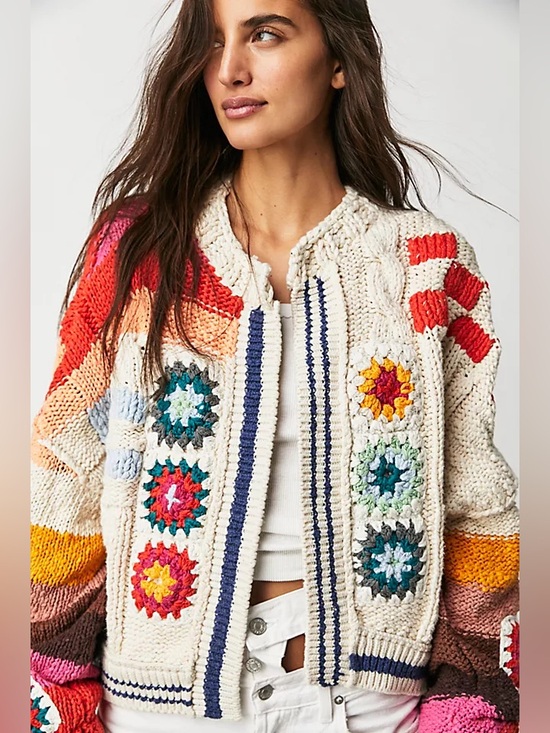 Free People Sweaters - FREE PEOPLE CLEAR SKIES CARDI NWT Size S